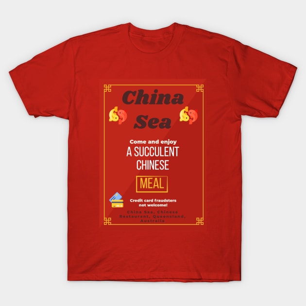 Democracy Manifest - Fake Chinese Restaurant advert T-Shirt by smadge